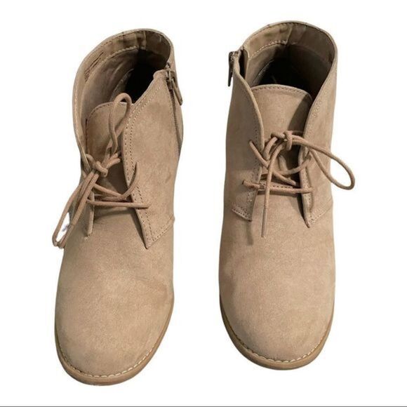 Universal Thread Bessie Wedge Bootie 
Tan
Size 10 - Picture 4 of 8